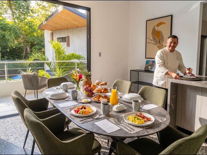 Desayuno o almuerzo en casa