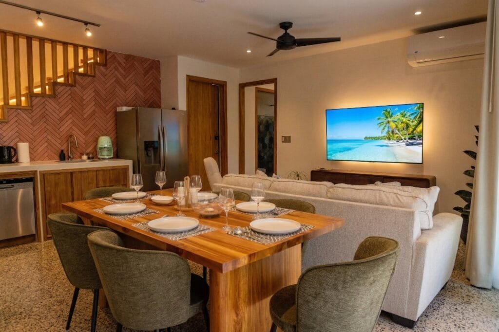 Villa Lapa — sala con Smart TV