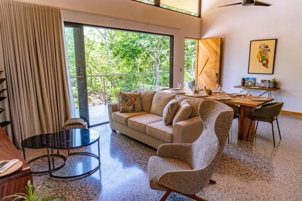 The Villa, Guacamaya living room