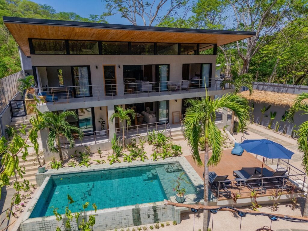 Nori Villa four-bedroom property exterior with private pool